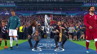 2CELLOS performance at the 2018 UEFA Champions League Final [upl. by Meekar]