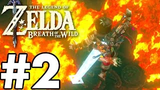 Divine Beast VAH RUDANIA  The Legend Of Zelda Breath Of The Wild  Gameplay Part 2 BOSS FIGHT [upl. by Humpage529]