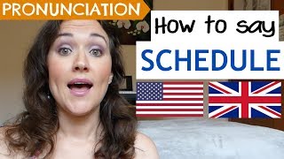 How to Pronounce SCHEDULE US UK amp Australian pronunciation [upl. by Consalve262]