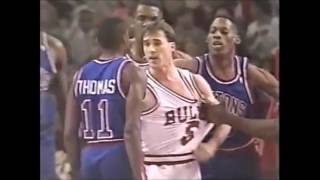 NBA on NBC Intro  1992  Bulls vs Pistons  Rivalry  Michael Jordan [upl. by Christean]