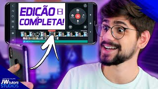 Como Editar Vídeos pelo Celular no Kinemaster Aprenda todas as funções [upl. by Hungarian]