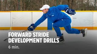 Forward Stride Development Drills  iTrain Hockey [upl. by Beane]