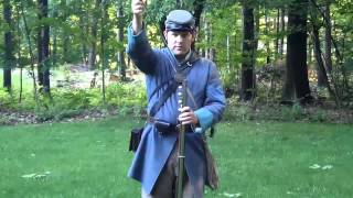 Loading amp Firing a Civil War Musket [upl. by Airotnahs]