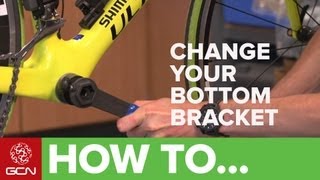 How To Change A Shimano Bottom Bracket [upl. by Nomyt]