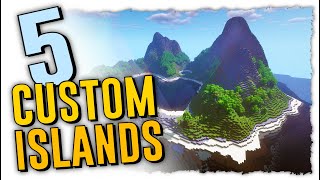 5 Custom Survival Island Maps 1162 Downloads [upl. by Aerehs]