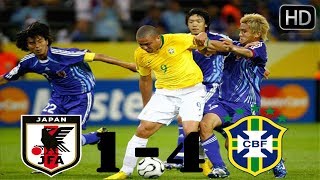 Brazil vs Japan 41 All goals amp Highlights 22062006 Group Stage World Cup 2006 HD [upl. by Llerrat857]