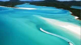 Whitehaven Beach  Whitsunday Islands  Australia [upl. by Nalyk255]