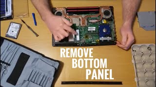 How to Remove Bottom Panel On Laptop [upl. by Retluoc]