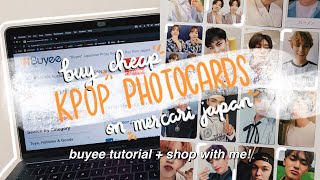 buying cheap kpop photocards using mercari japan ✰ buyee tutorial  shop with me [upl. by Eniamart]