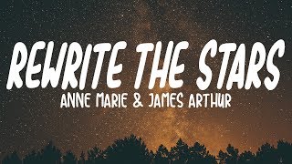 AnneMarie amp James Arthur  Rewrite The Stars Lyrics [upl. by Melgar]