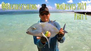 Bluefin Trevally Fly Fishing Maldives [upl. by Coy678]