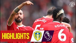 Bruno and Pogba star as five star United beat Leeds  Manchester United 51 Leeds  Highlights [upl. by Euh509]