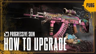 Progressive Skins Upgrade Knowhow  PUBG [upl. by Kristopher]