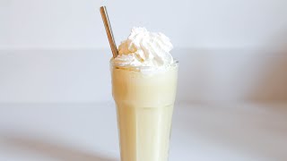 Vanilla Milkshake Recipe  2 Ingredients Only [upl. by Solraced]