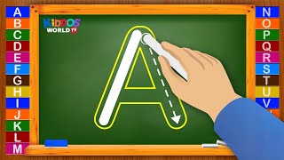 How to Write Letters for Children  Teaching Writing ABC for Preschool  Alphabet for Kids [upl. by Ttevi]