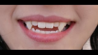 HOW TO MAKE FANGS IN LESS THAN 30 SECONDS  USING ONLY GUM [upl. by Kerry]