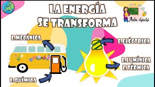 La Energía se Transforma  Aula chachi  Vídeos educativos para niños [upl. by Jeavons]