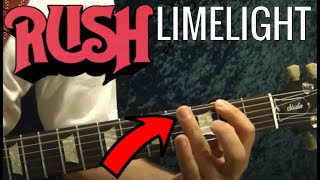 Limelight by Rush  Guitar Lesson [upl. by Sanborne315]