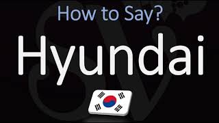 How to Pronounce Hyundai CORRECTLY Korean Pronunciation [upl. by Marcello]