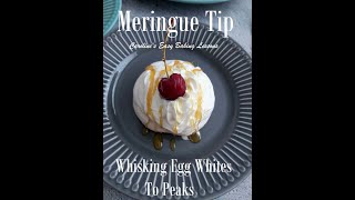 MERINGUE TIP  For Whisking Egg Whites shorts [upl. by Suilienroc666]