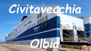 Civitavecchia to Olbia ferry trip on MS Athara [upl. by Joette699]