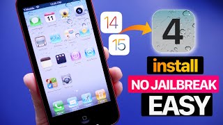 Install OLD iOS on Any iPhone  EASY NO JAILBREAK or Computer Required [upl. by Eilema190]