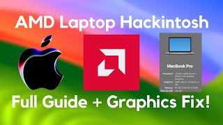 AMD Laptop Hackintosh Guide  NootedRed Graphics Installation [upl. by Onra]