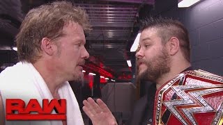 Chris Jericho confronts Kevin Owens Raw Oct 17 2016 [upl. by Stillman]