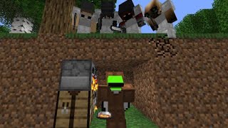 Minecraft Speedrunner VS 4 Hunters REMATCH [upl. by Asina]