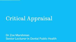 Critical Appraisal with CASP Part 1 [upl. by Haggerty]