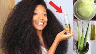 How To Properly Make Aloe vera Oil For Extreme Hair Growth [upl. by Koren]