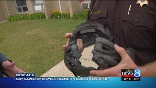 Boy after crash ‘I could have died’ without bike helmet [upl. by Nywde]