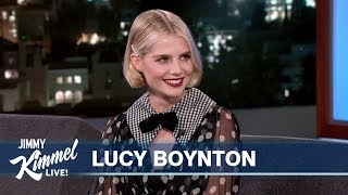 Lucy Boynton on The Politician American Accent amp Disneyland [upl. by Oster]