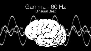 Genius Gamma Binaural Beat  60Hz 1h Pure [upl. by Sudnak996]