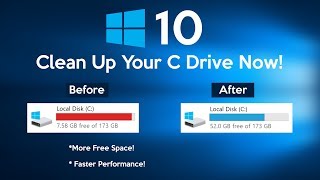 How to Clean C Drive In Windows 10 Make Your PC Faster [upl. by Crysta591]