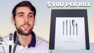 Cutlery Expert Answers Popular Flatware Questions  And Unboxes Arne Jacobsen Flatware [upl. by Goldshlag]