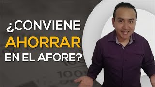 ¿CONVIENE HACER APORTACIONES VOLUNTARIAS EN LA AFORE  Finanzas Personales [upl. by Koval]