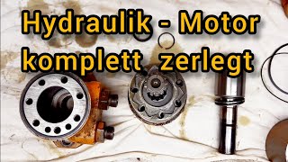 Hydraulik  Motor zerlegt [upl. by Harihat]