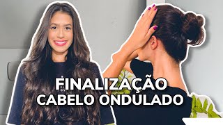 FINALIZAÇÃO PARA CABELO ONDULADO 2A por Mirella Martins [upl. by Adidnac]