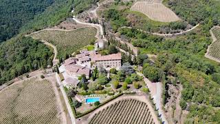 Tuscany Chianti Cantina Castelvecchi Walking Tour [upl. by Llerrot]