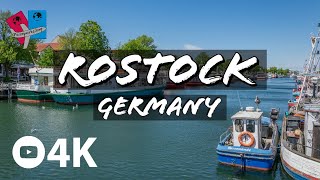 Top tourist attractions in Rostock  Germany  4K UHD [upl. by Yelrebmik972]