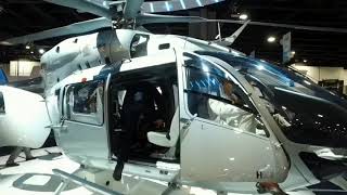 5Bladed Airbus H145 Walk Around HeliExpo 2019 [upl. by Eetse]