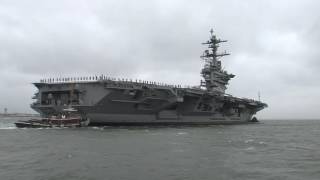 USS Abraham Lincoln CVN 72 Redelivered to US Navy [upl. by Leen]