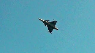 🇸🇪 Nice Sounding JAS39 Saab Gripen Flybys [upl. by Phipps]