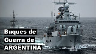 Top 5 Buques de Guerra Mas Poderosos de ARGENTINA [upl. by Nabetse361]