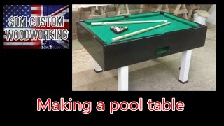 how i make a pool table diy [upl. by Paradies]