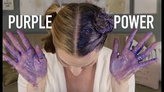 PURPLE SHAMPOO Brassy Hair BEFORE amp AFTER  skip2mylou [upl. by Howes]