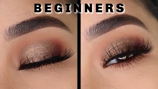 EASY Eyeshadow Tutorial For Hooded Eyes [upl. by Quintilla]