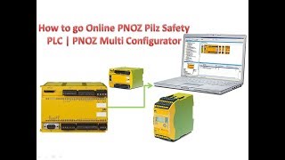 How to go Online PNOZ Pilz Safety PLC  PNOZ Multi Configurator [upl. by Friedly]