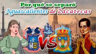 ¿Por qué se separó Aguascalientes de Zacatecas 💋 El beso de Santa Anna  Bully Magnets  Documental [upl. by Nibur]